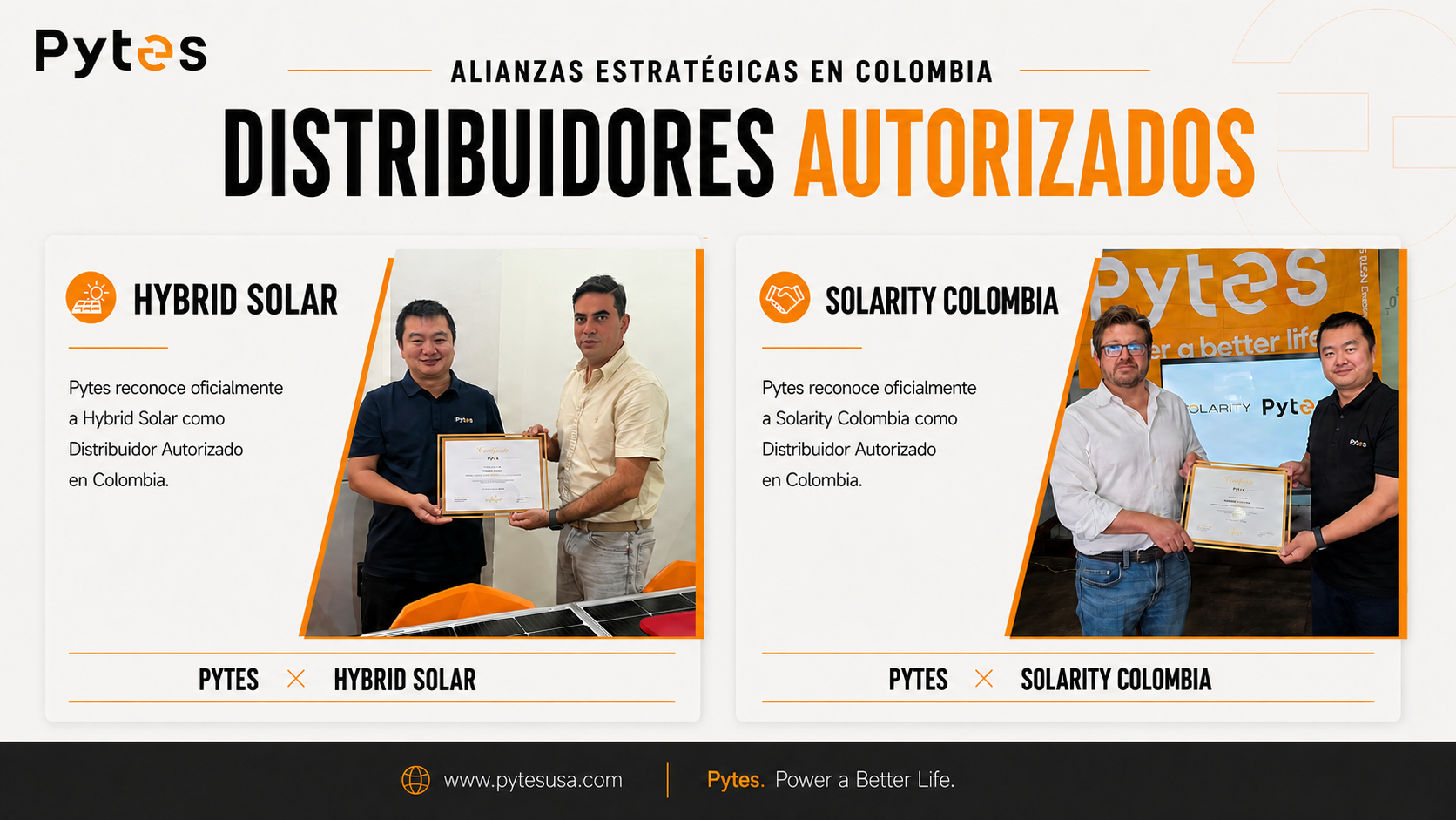 Pytes Expands Energy Storage Network in Colombia with Hybrid Solar and Solarity Colombia